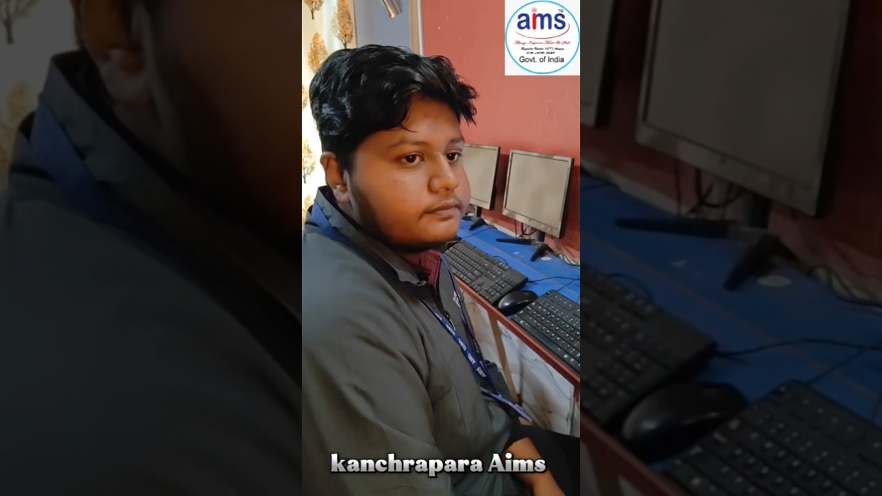 Students are learning Coding at #KancharaparaAIMS #skillbuilding #skillindia #viralvideo #education
