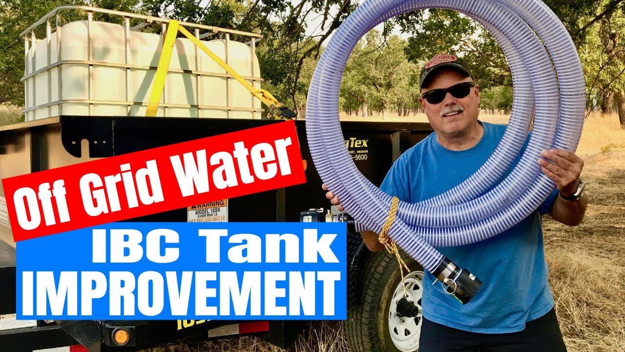 Off Grid Water - AWESOME IBC Tank Improvement