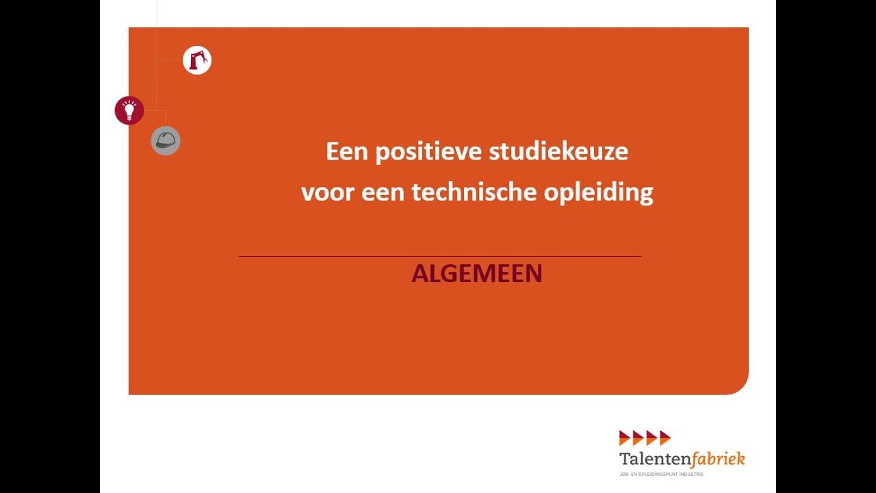 Studiekeuze technische opleidingen   algemeen