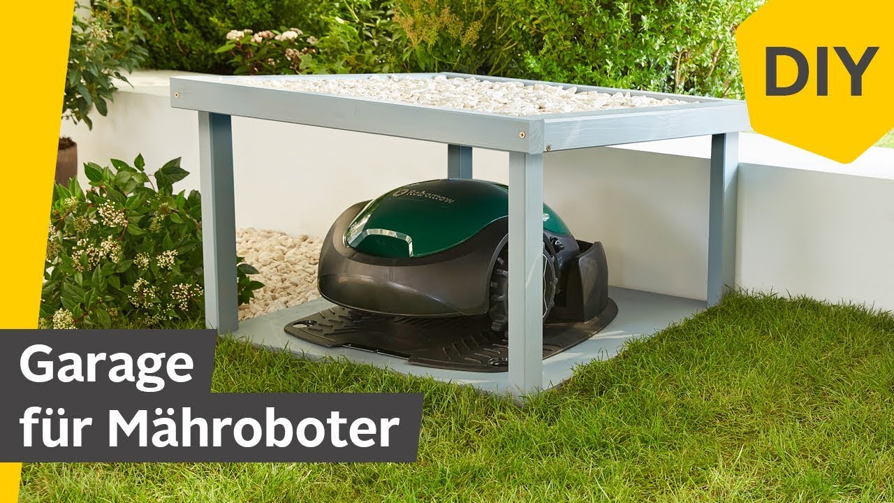 M&auml;hroboter Garage selber bauen - einfache DIY-Anleitung | Roombeez &ndash; powered by OTTO