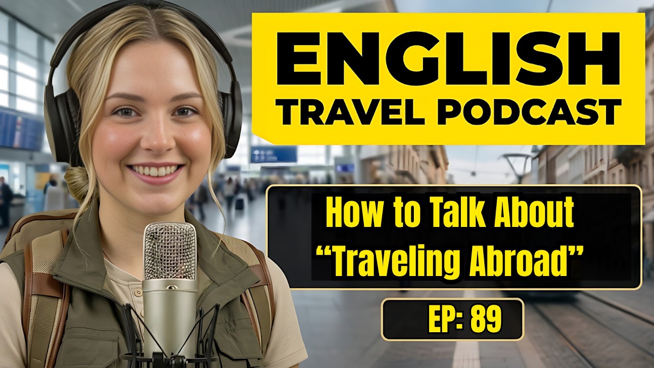 100 Essential Phrases & How to Talk About Traveling Abroad in English | English Conversation