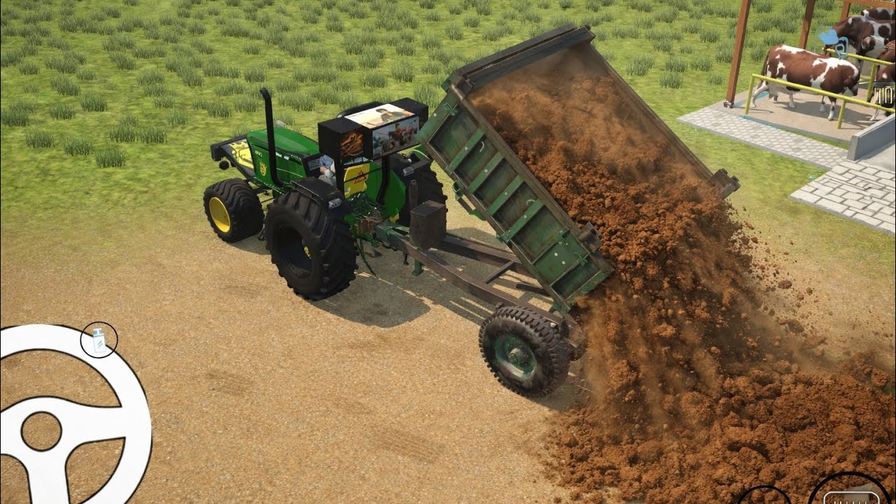 Aaj Animal 🐄🐐 farm me mitti dalni hai indian vehicle simulator 3d 🥰
