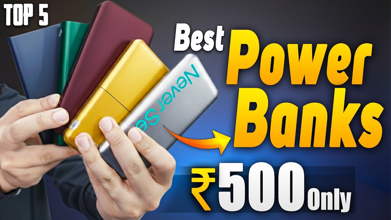 Top 5 POWER BANKs Under 500 in India That Actually Work👉 best power bank under 500 in india