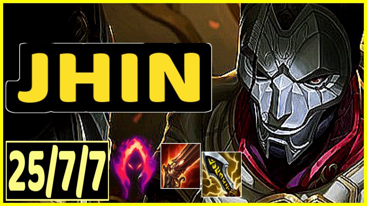 JHIN VS DRAVEN - 25/7/7 KDA ADC GAMEPLAY