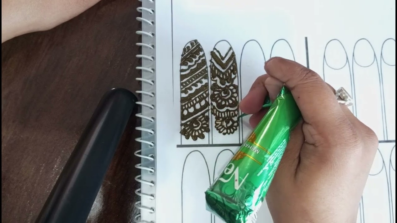 Part: 1 Front hand fingers designs ♥️😍💫🌱 #creativehenna #fingerdesigns #mehndidesigns