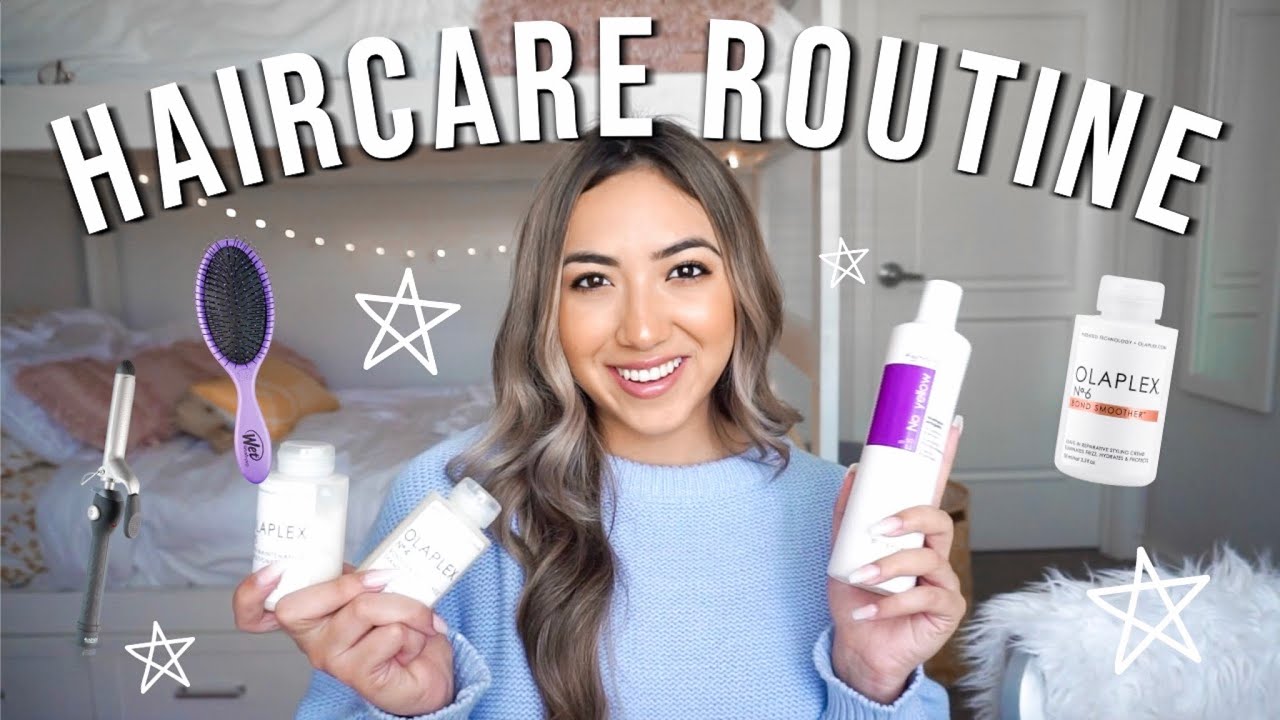 MY HAIRCARE ROUTINE 2020 // FROM DARK HAIR TO BALAYAGE!!
