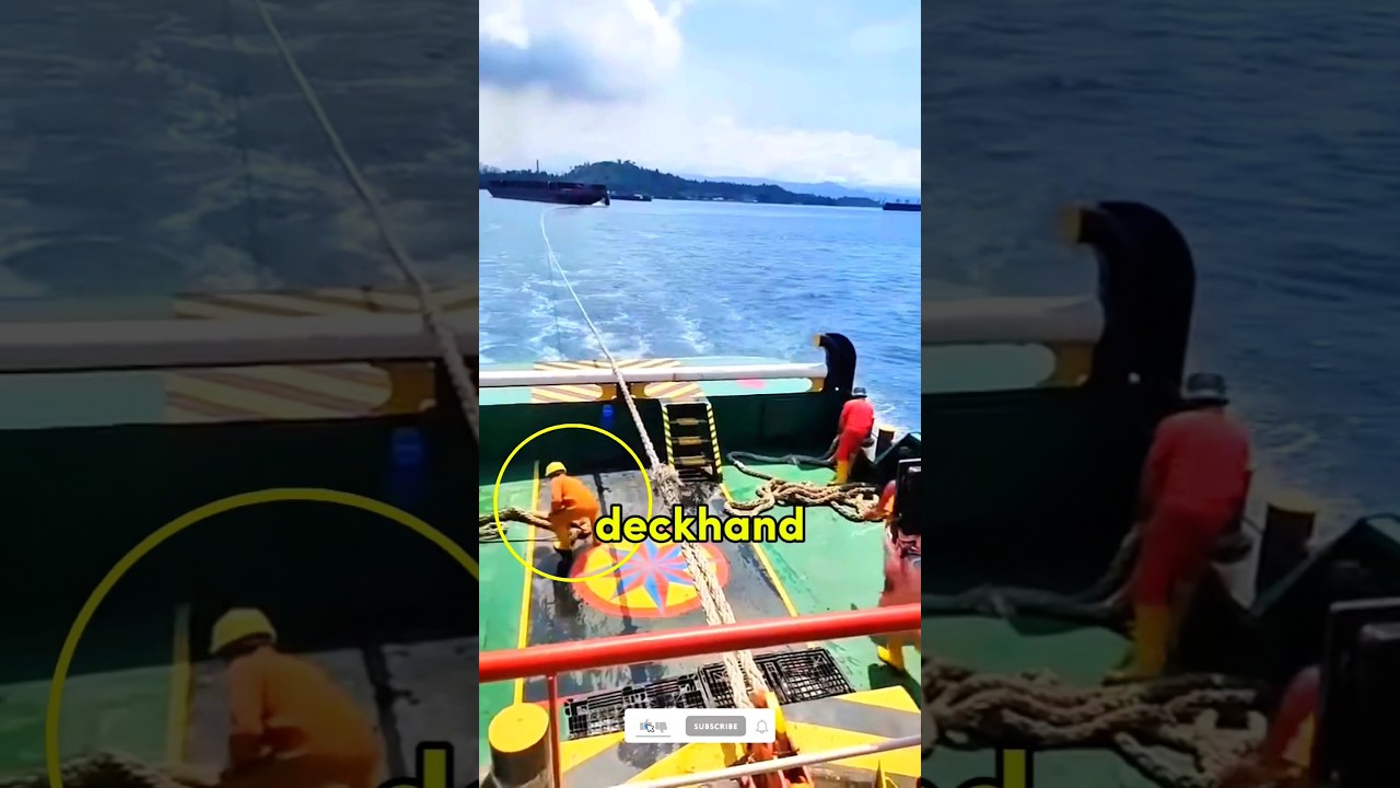 Being a Deckhand is not Easy 🤯