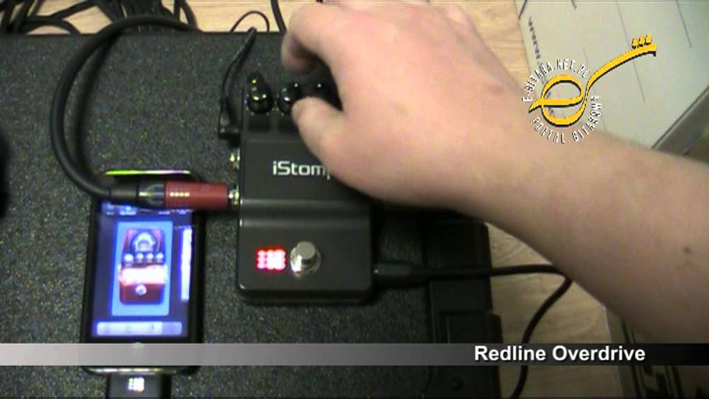Digitech iStomp Redline Overdrive demo - test na E-GITARA.net.pl - gra Wojciech Hoffmann (TURBO)