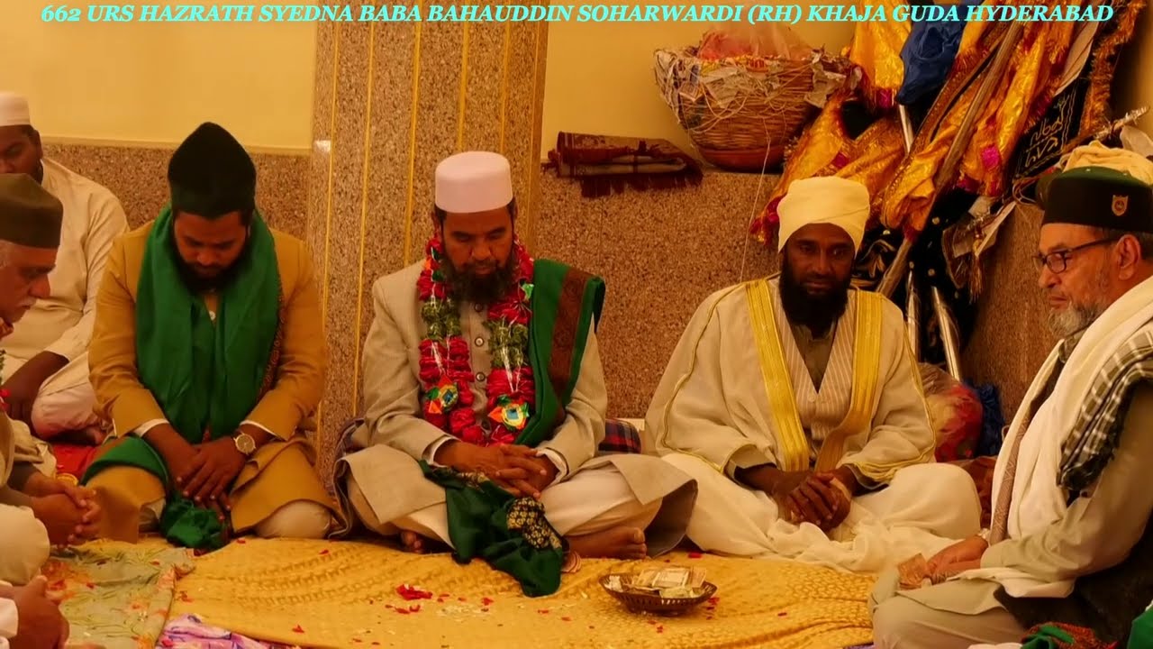 MEHFIL E SAMA (3) 662 URS HAZRATH SYEDNA BABA BAHAUDDIN SOHARWARDI (RH) KHAJA GUDA HYDERABAD