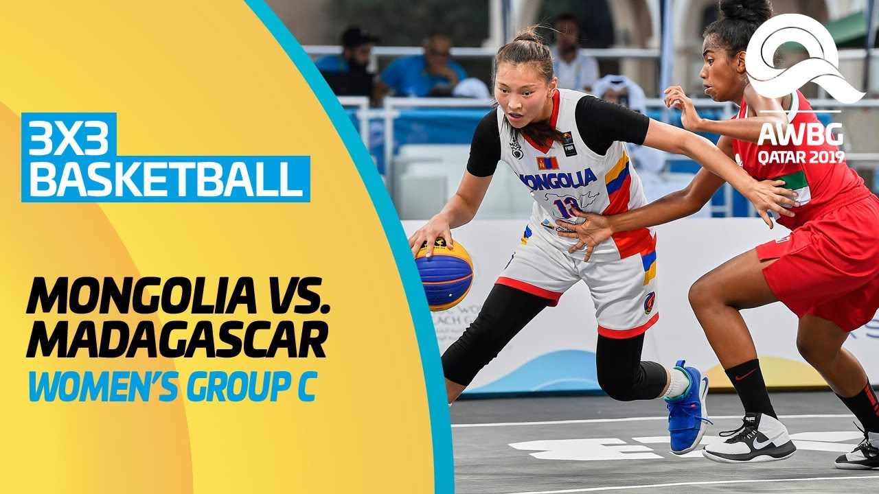 3x3 Basketball - Mongolia vs Madagascar | Women's Group C Match | ANOC World Beach Games 2019 | Full