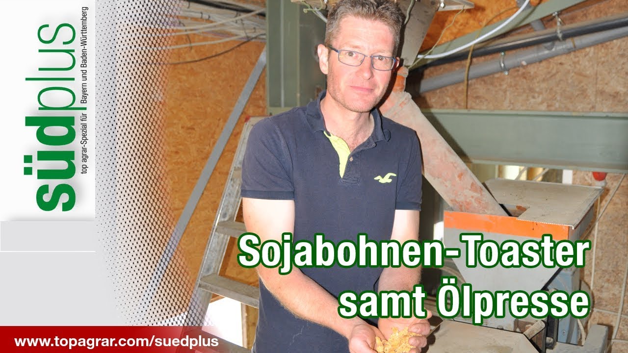 Sojabohnen-Toaster + &Ouml;lpresse f&uuml;r die Landwirtschaft