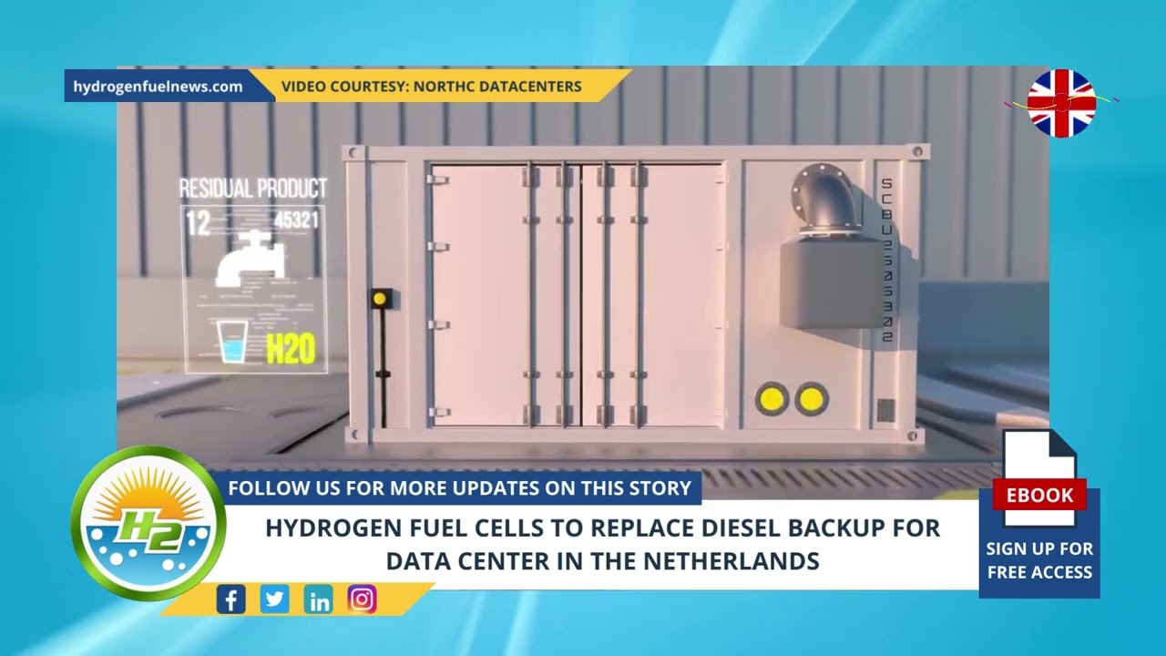 Hydrogen fuel cells to replace diesel backup for data center in the Netherlands