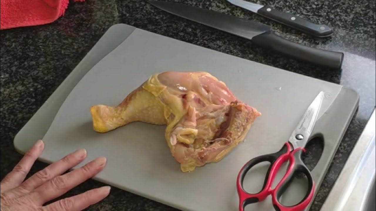 Cómo deshuesar un muslo de pollo 🐥