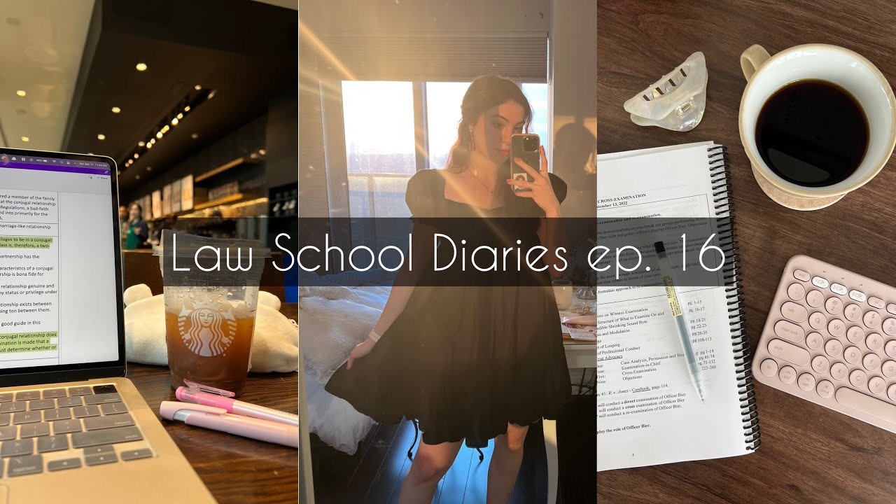 Law School Diaries Ep. 16 - STUDY VLOG, Café hopping & outings w friends