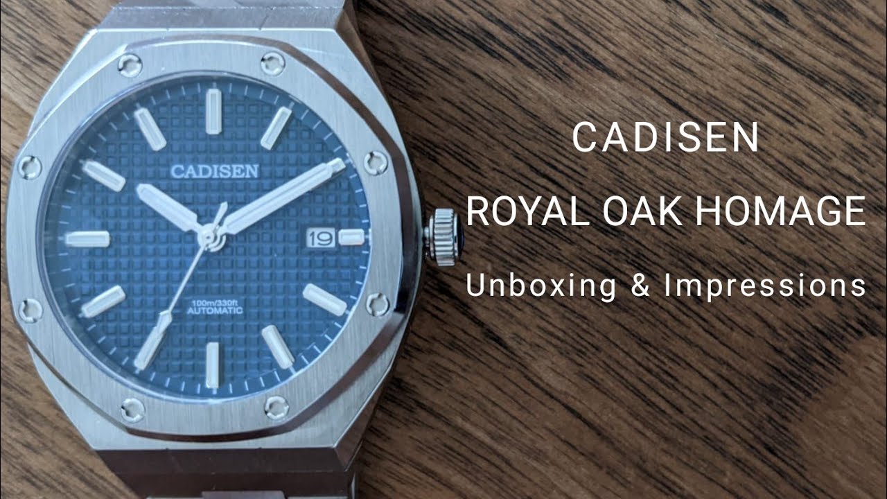 unboxing and first impression of the 42mm Cadisen Royal oak