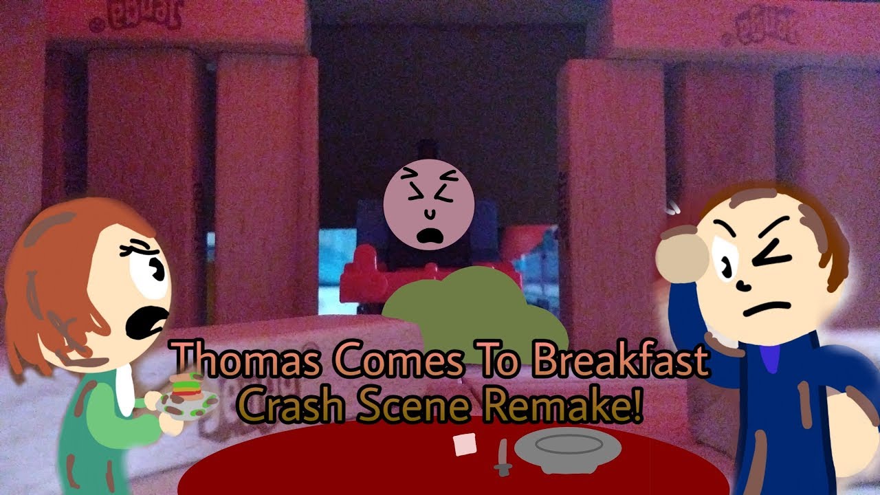 Thomas and Friends | Thomas Comes To Breakfast Crash Scene Remake! (Trackmaster, TOMY, & Plarail)