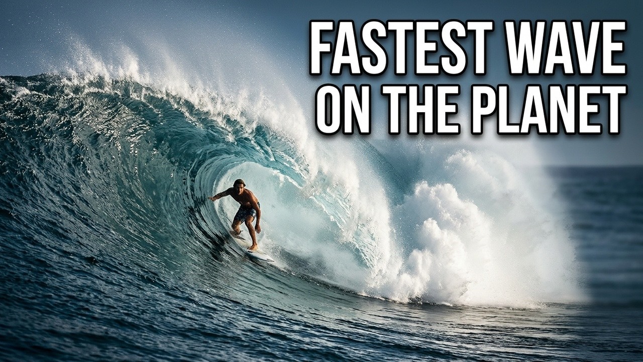 The Fastest Wave on the Planet with Perfect Barrels