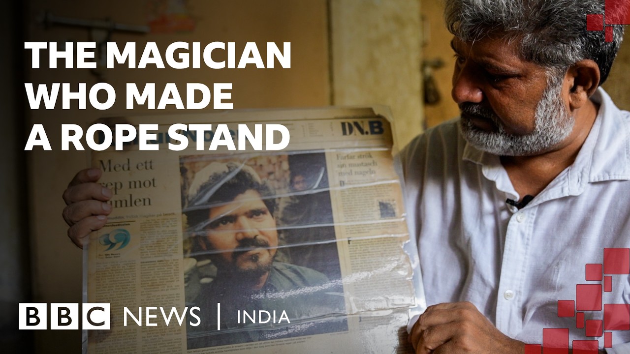 From world stages to a Delhi settlement: An Indian magician's story | BBC News India