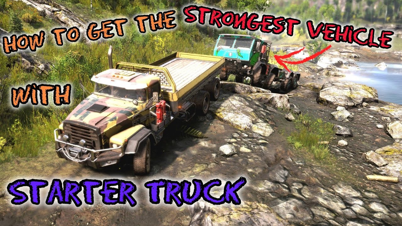 How to get the Tatra FORCE T815-7 with starter vehicle | Expeditions A MudRunner Game | Guide