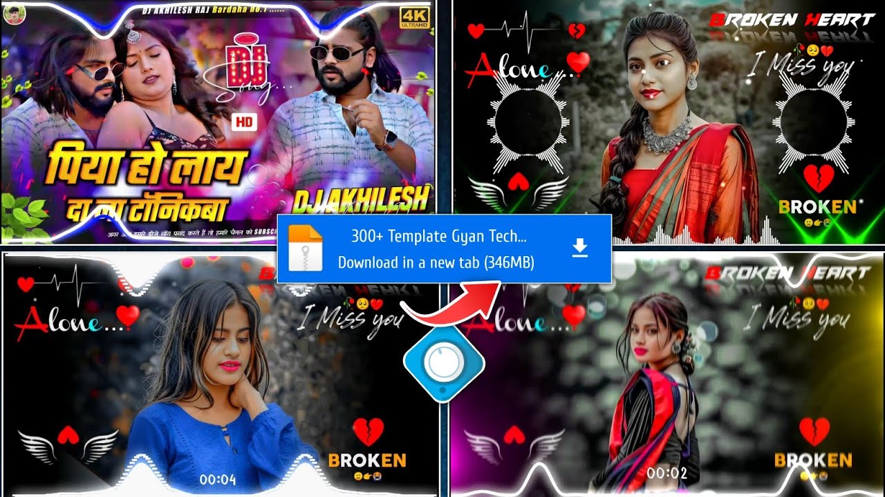 avee player dj video editing kaise kare || avee player template download kaise kare? 