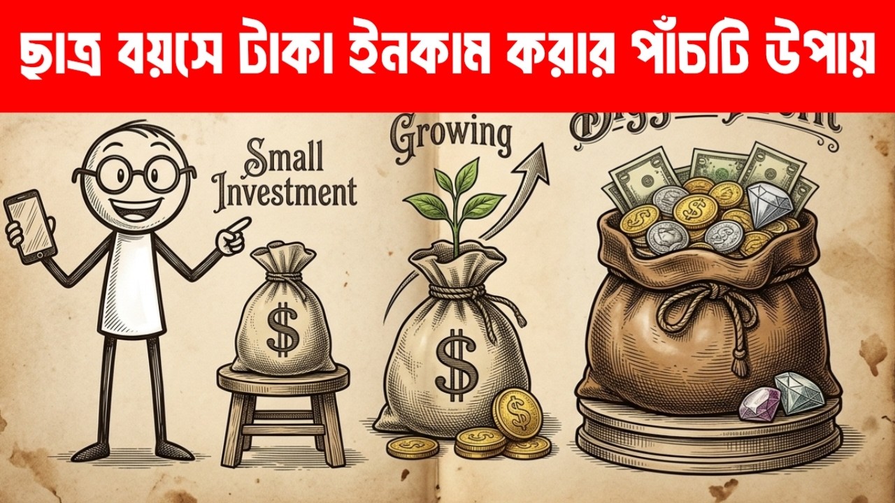 5 Ways Students Can Earn Money Online in Bangladesh | Student Income | Passive Income