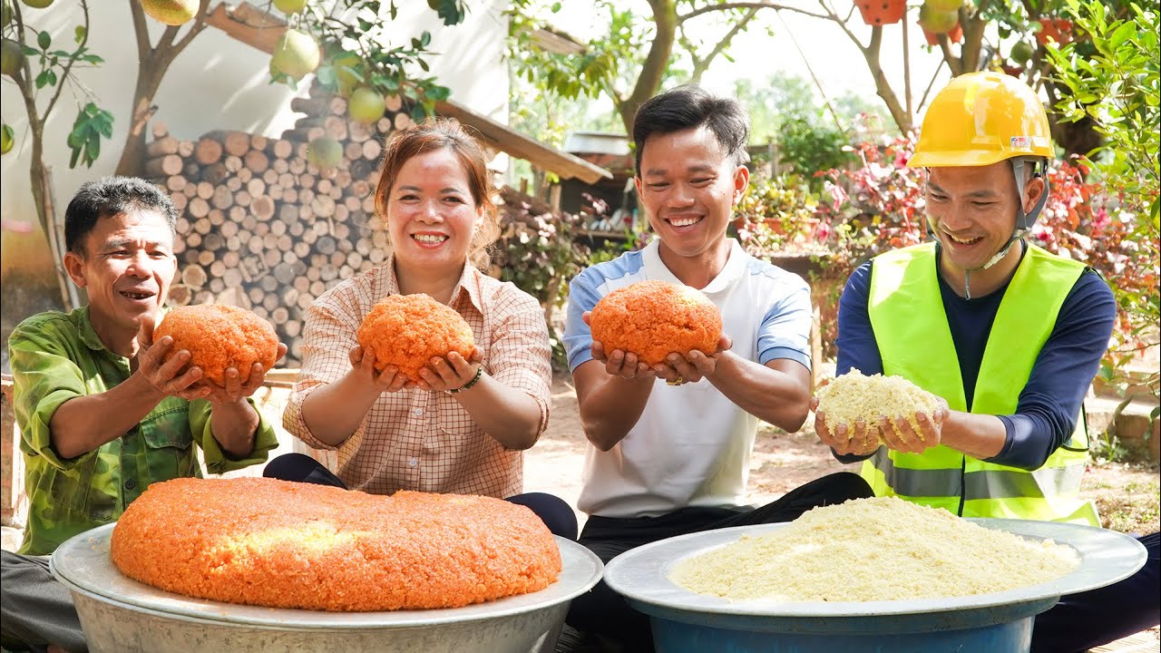 Receita De Arroz Pegajoso Gigante: Compartilhando Amor Com Trabalhadores Pobres | Ly Tu Lien