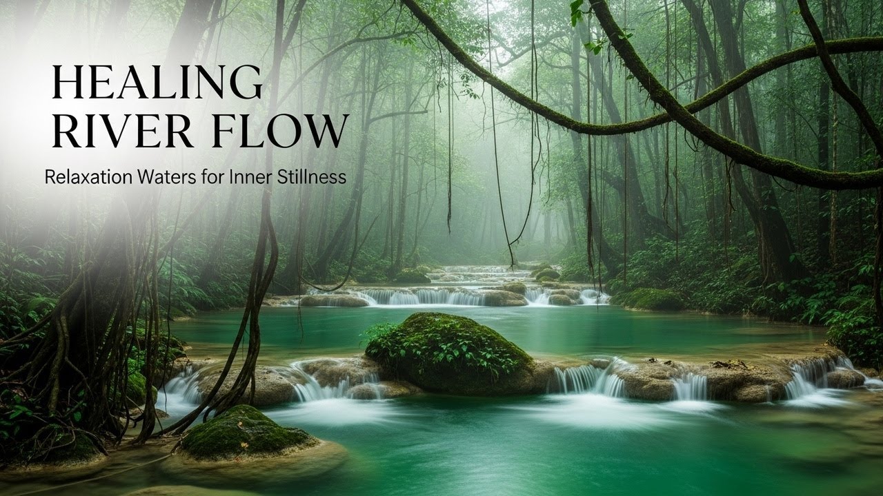 Gentle Forest Ambience with Tranquil River Flow for Sleep Study Meditation and Inner Peace