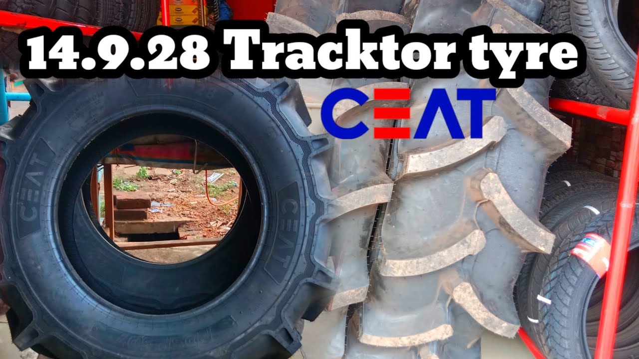 14.9.28 RDSP 507 CEAT Tracktor tyres.12Pr nylon 137 ag. Best tyre for tracktor. 🚜🔥