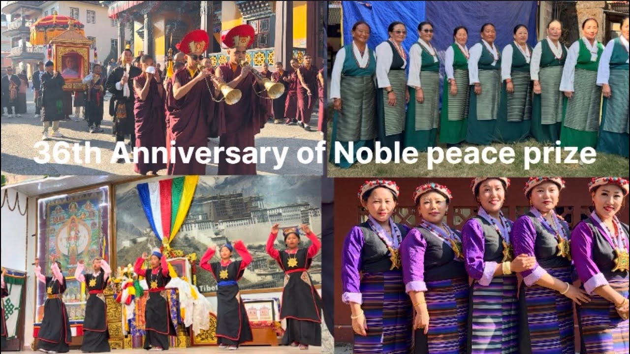 36th Anniversary of noble peace prize Tashi Palkhiel Settlement Pokhara Nepal #freetibet 10 Dec2025