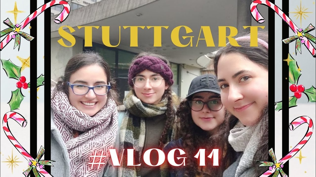 playing black light mini golf for the first time -a weekend trip to Stuttgart Part 1|  -VLOG11
