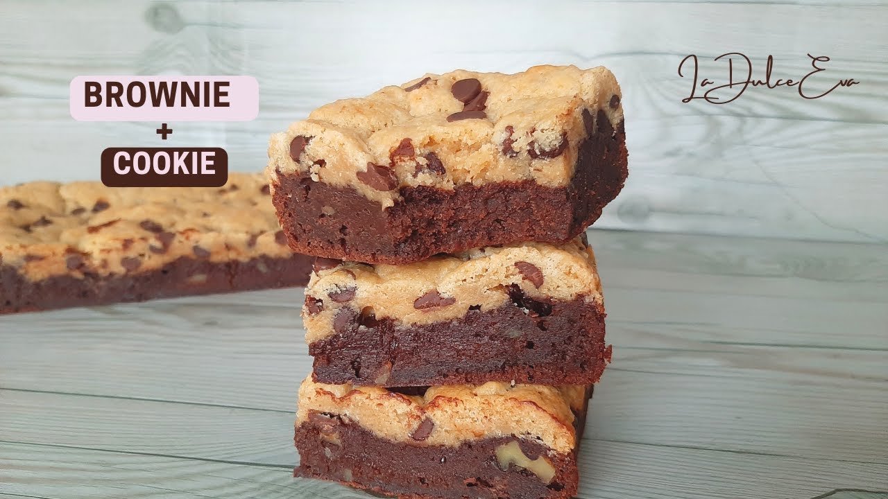 Brookies | Brownie con Cookie | @ladulceeva