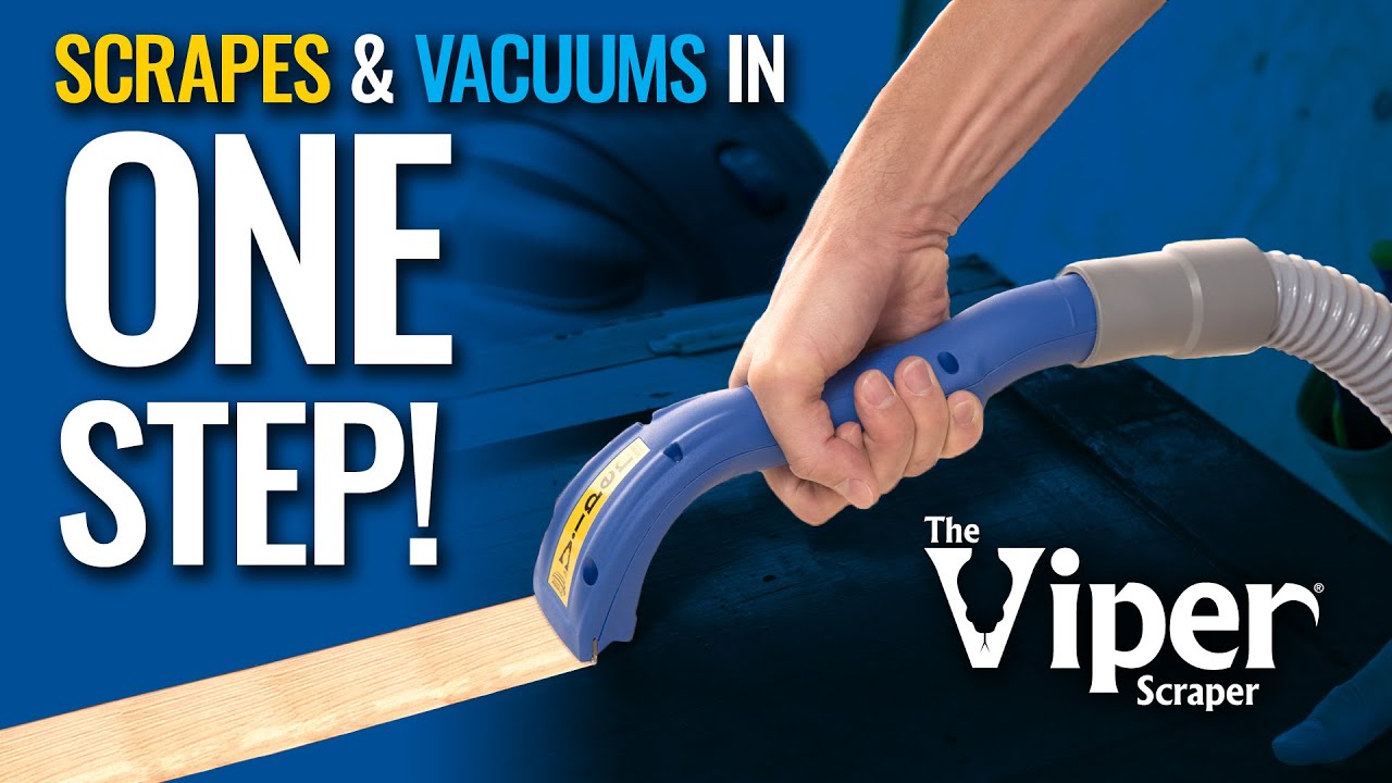NEVER Sweep Up MESSY Chips Again! | Viper Vacuum Scraper® Removal Tool | Oneida Air Systems, Inc.