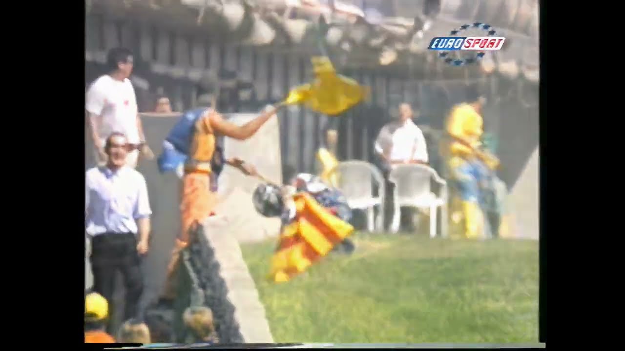 1998 500cc Barcelona Jeremy McWilliams [AI Upscaled]