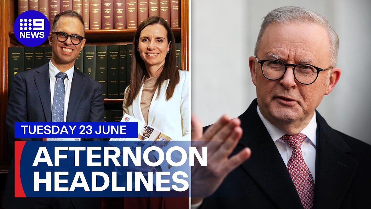 NSW Government hands down Budget; Labor and Greens strike deal to pass tax reform | 9 News Australia