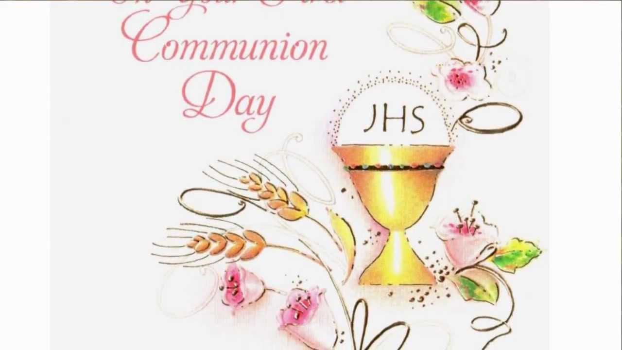 Child's Prayer First Communion Greeting Card, Girl | The Catholic Company