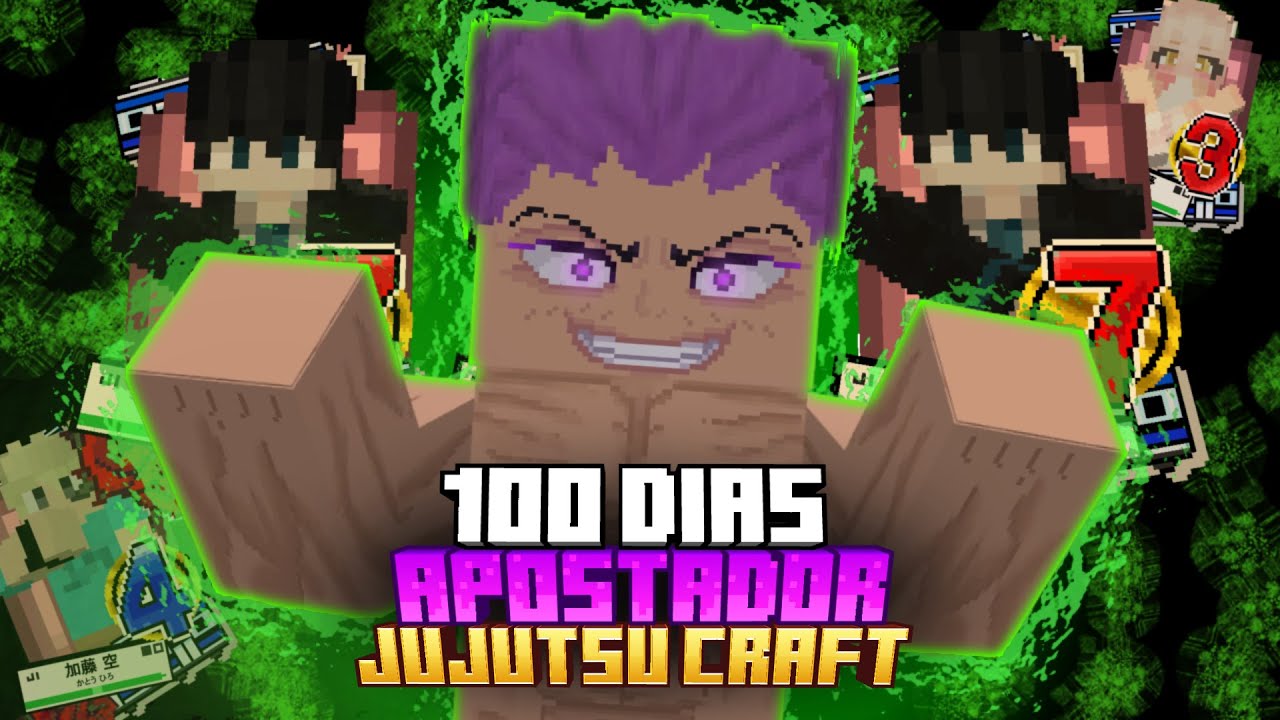 Sobrevivi 100 Dias Sendo Apostador e Entrei no Jogo Do Abate no Minecraft Hardcore!