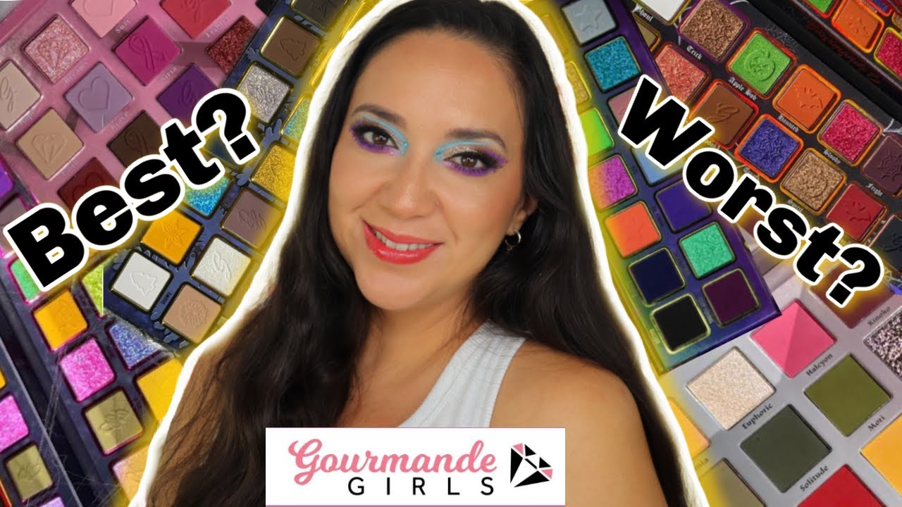 Ranking All Of My Gourmande Girls Palettes | From Worst To Best + Swatches!
