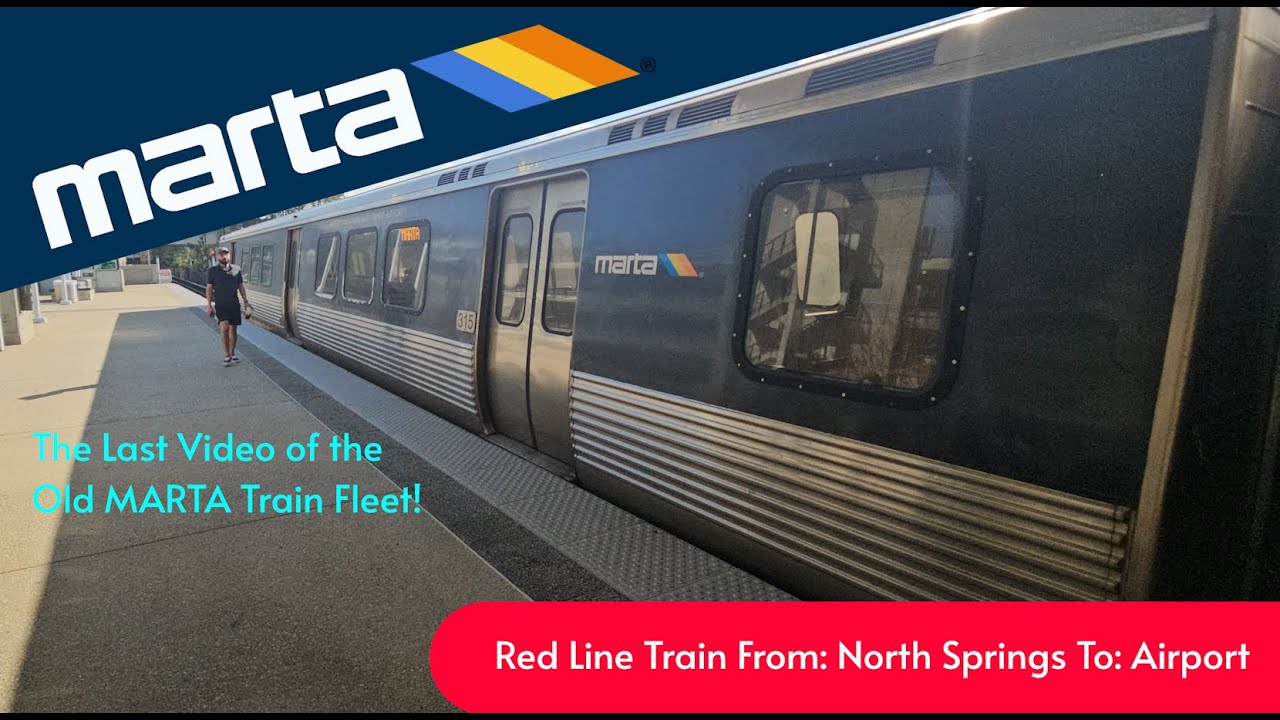 TRAIN TRIP REPORT - MARTA Red Line From North Springs To Airport