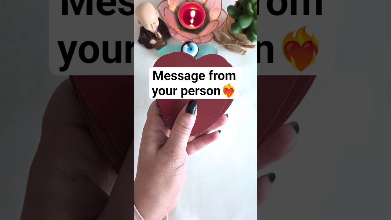 Message from your person ❤️&zwj;🔥 #shorts #tarotreading #lovetarotreading