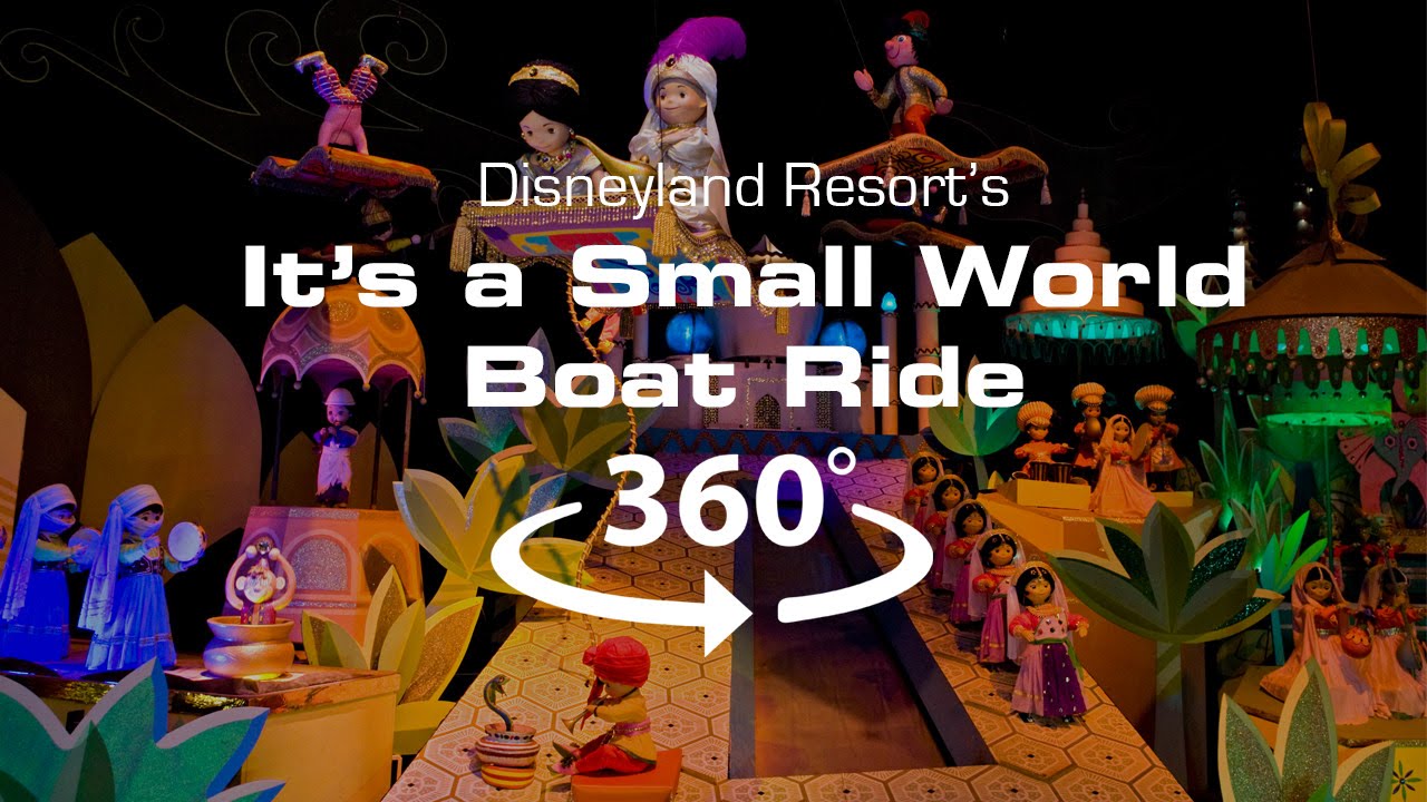 4K 360 Video Disneyland It's a Small World