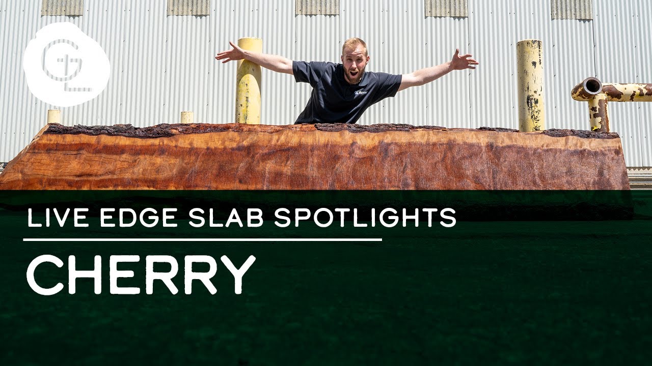 Cherry Wood Live Edge Slabs