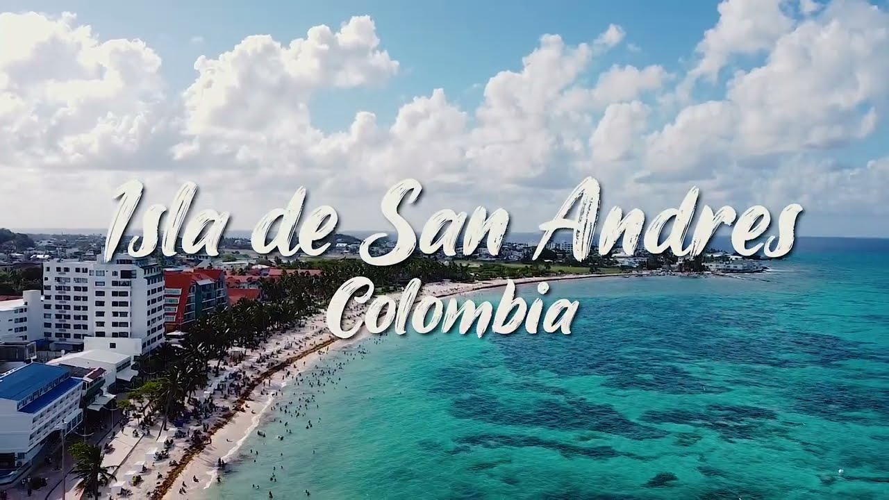 Vista Aérea Isla de San Andrés  - Colombia