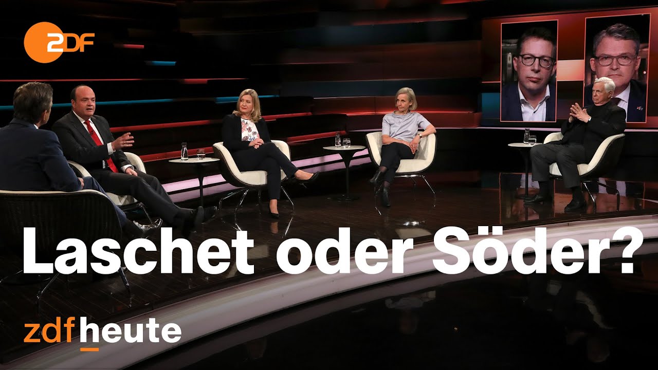 Schadet die Uneinigkeit in der Kanzlerfrage der CDU/CSU? | Markus Lanz vom 13. April 2021