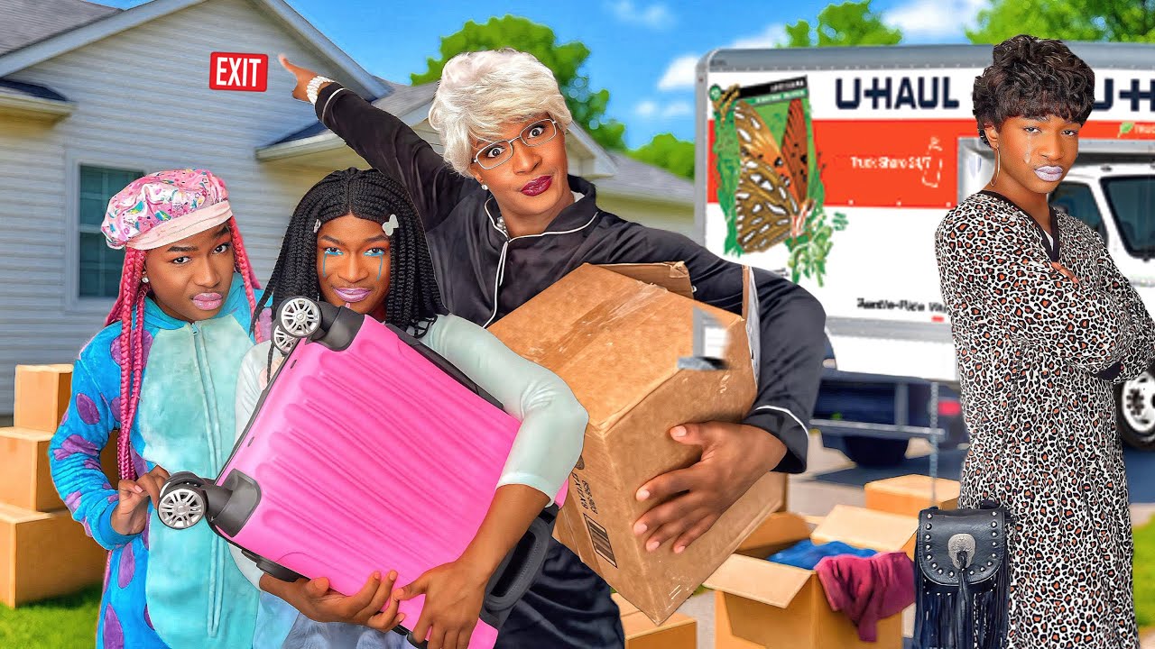 Lele gets Kicked Out the House by Cece and Grandma!! *It got messy*