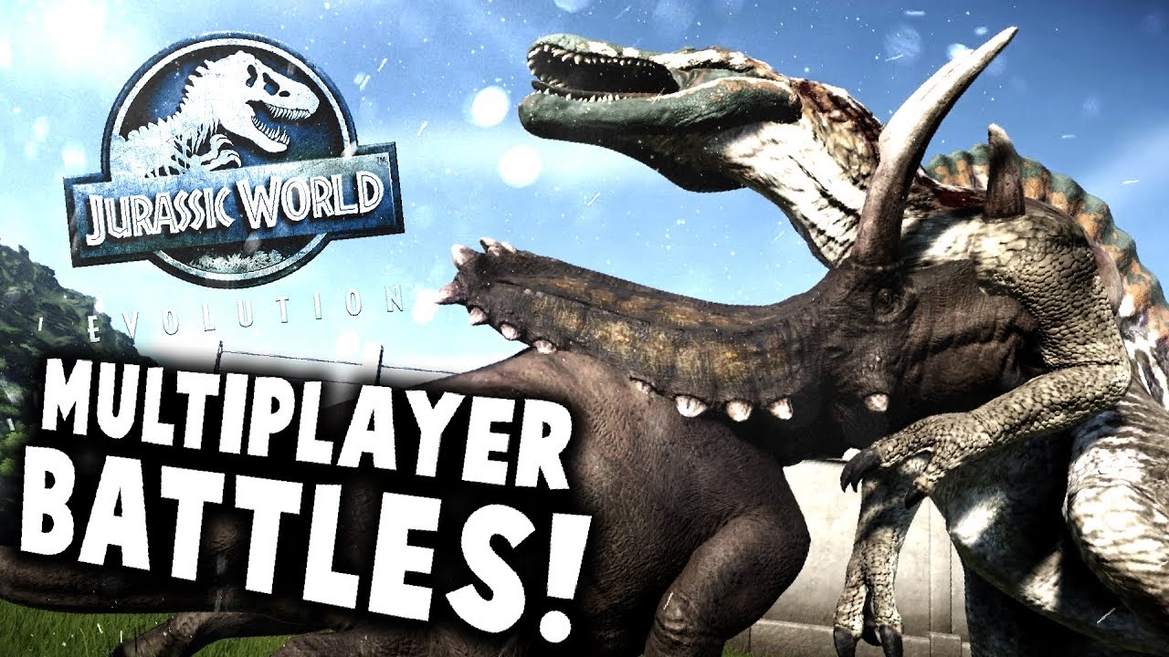 Jurassic World Evolution - MULTIPLAYER BATTLES! The Strongest Modded Dinosaur? - JWE Gameplay