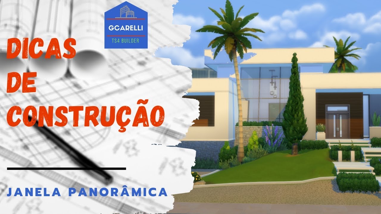COMO CRIAR JANELAS GRANDES | Dicas de Construção The Sims 4