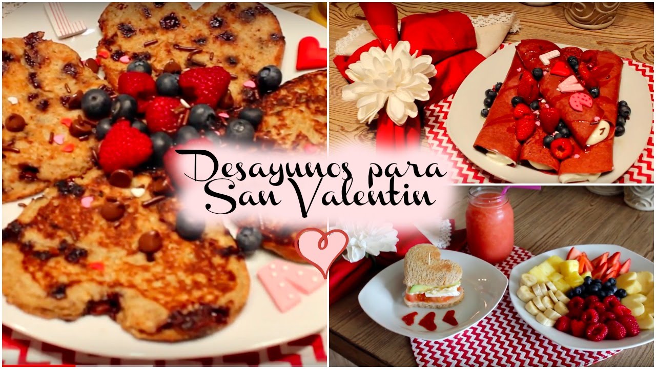 Desayunos faciles para San Valentin