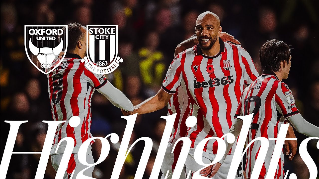 🇫🇷​ Steven Nzonzi doing Steven Nzonzi things 🫨​ Oxford United 0-3 Stoke City | Highlights