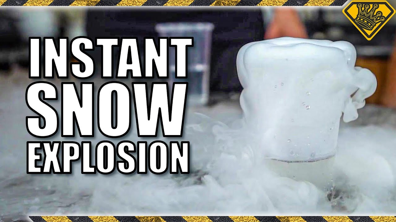 What Happens If You Mix Liquid Nitrogen and Instant Snow?