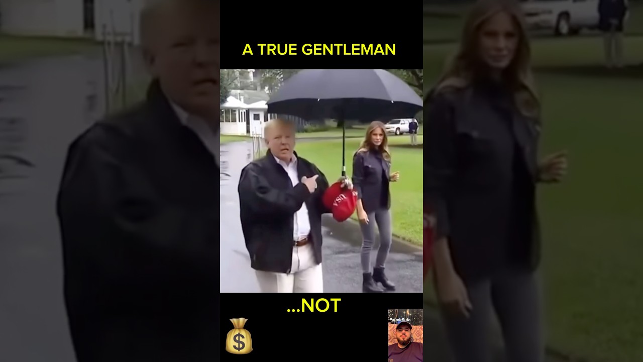 &ldquo;Viral Moment: Trump Leaves Melania in the Rain?&rdquo; 😂😂 #donaldtrump #melaniatrump #trump #trumpnews